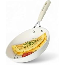Egg Pan, 8 Inch Omelette Pan Nonstick Skillet,Small Non Stick Frying Egg Pan,Medical Stone Coating Cookware, Induction Skillet for Eggs, PFOA Free Cookware (20 cm)