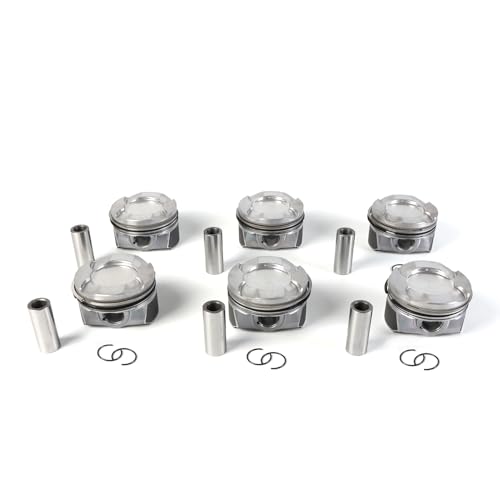 11258619196 Engine Piston Rings Kit 6Pcs Fit for BMW 335i 435i 535i 640i F20 F21 F30 F10 X3 X4 X5 X6 N55B30 N55B30A Replace OE 11257589824 11257587914