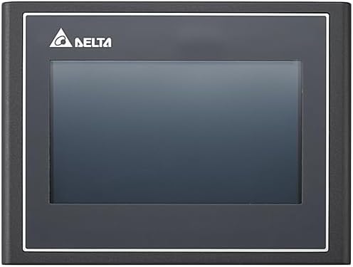 Delta DOP-103WQ Industrial HMI Touchscreen, 4.3 Inch Color Display, 24V DC, IP65 Rated