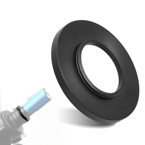 Astromania T2 Female Thread to C-Mount Telescope Camera Adapter, Telescope Accessories can Easily Convert T2 mounting Port or T2 mounting Microscope trinocular phototube to C-Mount Type.