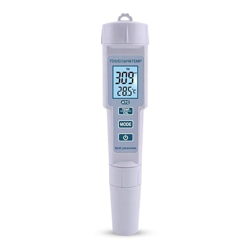 AEK-Tech PH-686 4 in 1 PH Meter TDS EC and Temperature Meter