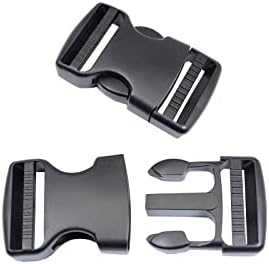 Quick Side Release Buckle, Heavy Duty Plastic Snap Buckle Clip Clasp Fasteners for Backpack Strap