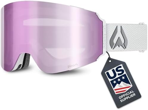 Wildhorn Maxfield Pro Ski Goggles for Men & Women - Fenom Lens Technology - Anti-Fog - Interchangeable Lenses - UV400