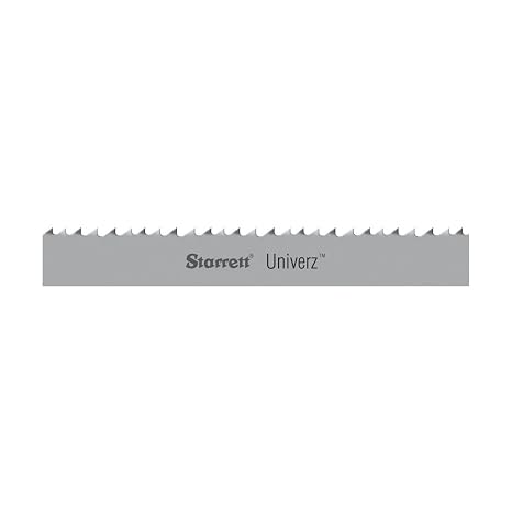 Starrett Univerz Bi-Metal Band Saw Blade - Ideal for Metal Workshops, Construction Jobs, Hobbyists and DIY - 5 Ft. 4-1/2", 1/2 x .020 x 10-14/P - 99187-05-04-1/2