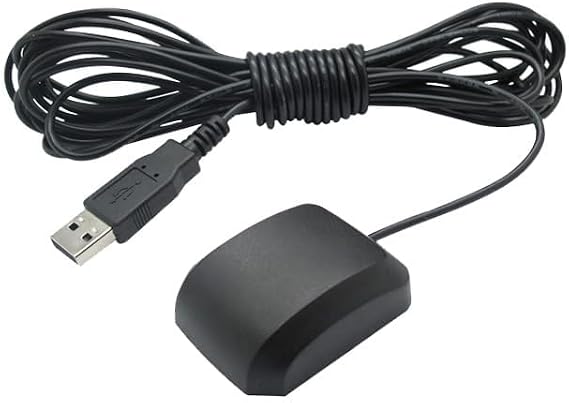 VK-162 G-Mouse USB GPS Dongle Navigation Module, External GPS Antenna Remote Mount USB GPS Receiver for Raspberry Pi Support Google Earth Window Linux