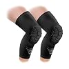 Bucwild Sports Pro Compression Padded Knee Sleeves Knee Pads Youth & Adult Basketball Football Wrestling Volleyball 1 Pair