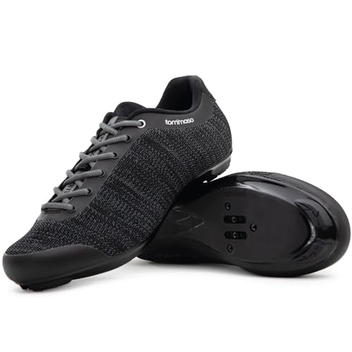 Tommaso Strada Mens SPD & Peloton Shoes2 in 1 Cycling ShoesInstall Your Own Delta or SPD Cleats for Spin Bikes, Indoor Cycles or Most Mens BicyclesExplore Bike Accessories