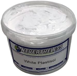NTL Screen Printing Ink - Pint - White Plastisol Ink for Screen Printing - Made in the USA - White Fabric Paint - Tshirt Silk Screen Ink