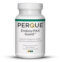PERQUE Endura/Pak Guard 60 Capsules Electrolyte & Mineral Complex with Magnesium, Potassium & Calcium Supports Hydration, Muscle Function & Energy Non-GMO, Gluten-Free, Vegetarian 60 Count