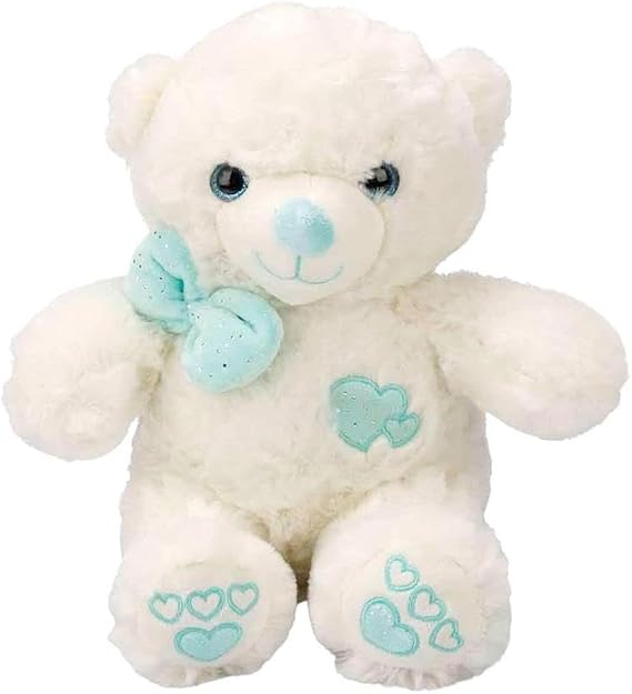 Papyonlu Peluş Ayı 30 cm. - Mavi