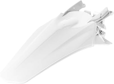 Polisport Motocross MX Rear Fender for GasGas ECEC-FEC-E 2021-23 Dirt Bike OEM Quality, Durable, Flexible & Perfect Fit White