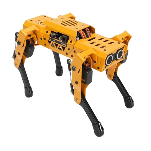 Bewinner AI Smart Robot Dog with Python Programming & Mobile APP Control - STEM Educational Quadruped Robot Kit for Teens Adults, Programmable with 1500mAh Battery