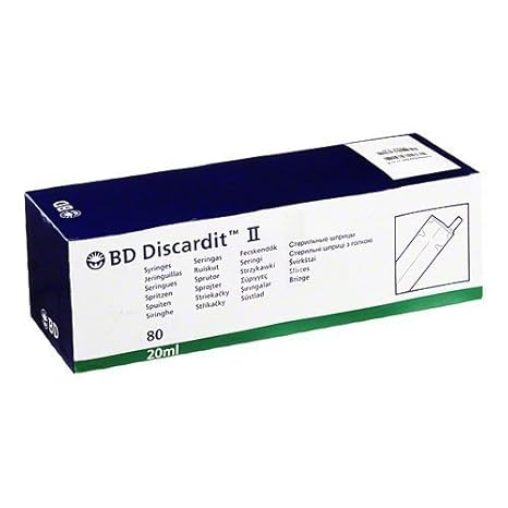 20ml Bd Discardit Syringe 300296 Bx80