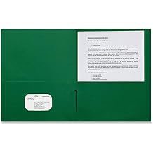 Sparco Portfolio Ring Binders, Green (SPR78545)