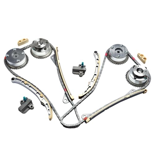 14 pcs Engine Timing Chain Kit wTensioner & Gear, 3.3L 3.8L for Kia Sorento Sedona Stinger Telluride Cadenza K900, for Hyundai Genesis Azera Palisade Santa, 2012-2022, 243703CGA0, 24321-3L100