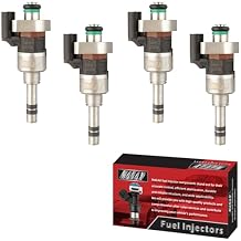 Set of 4 Fuel Injectors FJ1293 55577403 Replacement Compatible with Chevrolet Cruze 2016-2019 Equinox 2018-2020 Malibu 2016-2020 GMC Terrain 2018-2020 Buick Encore 2016-2019 - Replaces 800-2329N