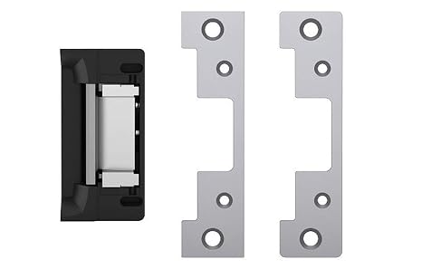 HES 5200C-12/24D-630 Universal Door Electric Strike with Faceplate, Satin Stainless Steel, Static Strength 1500 lbs., Dynamic Strength 70 ft-lbs., Dual-Voltage 12 or 24 VDC/VAC