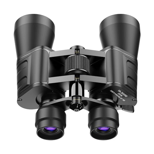 10-30x50 High Power Military Zoom Binoculars for Adults, Low Light Night VisionDaily Waterproof  BAK7 PrismFMC Lens, HD Professional Binoculars for