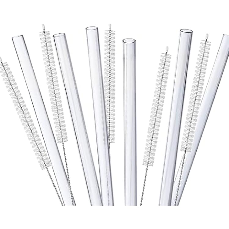 Bundle - 6 Pack Straws for YETI Cup 35OZ,6 Pcs Straw Cleaner Brush