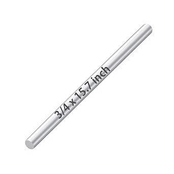 1PCS Aluminum Rod 3/4 inch Aluminum Round Bar Stock 6061 Solid Extruded Lathe Bar Stock Aluminums Round Rod 16 inch Round for Industrial, DIY Craft