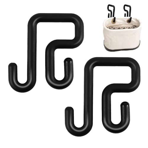 CNQLIS 2 Pcs 3 Lineman Bucket Hooks for Blankets, Aerial Basket Hooks, Lineman Bucket Tool Holders, Tool Bag, 40lbs