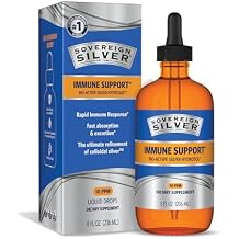 Sovereign Silver Immune Support - Colloidal Silver, Bio-Active Silver Hydrosol, 10 ppm, Liquid Dropper, 8 Fl Oz, (236 mL)