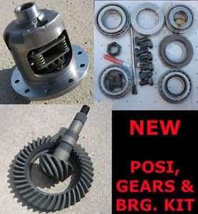 Rearend Posi, Ring & Pinion Gear, Bearing Kit Package for Ford 8.8" - 28 Spline - 3.73 Ratio