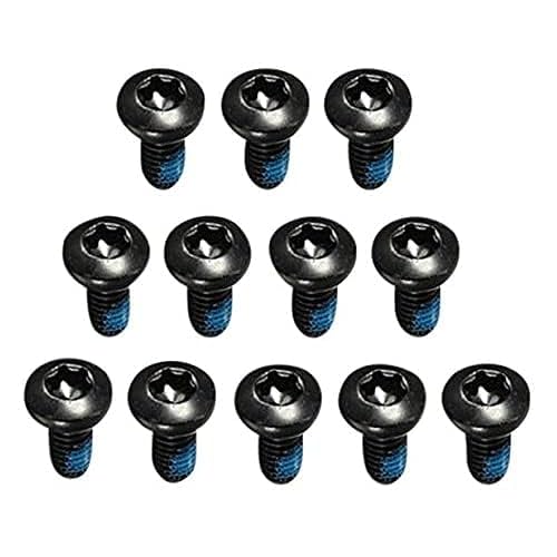 M5x9mm Alloy Steel Bolts for MTB Disc Brake Rotors, Bicycle Brake Disc Alloy Steel Torx T25 Screws - 12 pcs per Package