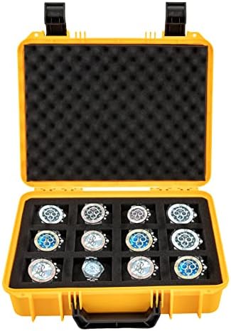 12-slot Watch Storage Box, Watch Carry Organizer, Travel Storage Protection Shockproof Pressure, Travel & Storage Watch Case For Watch Enthusiasts, Collectors