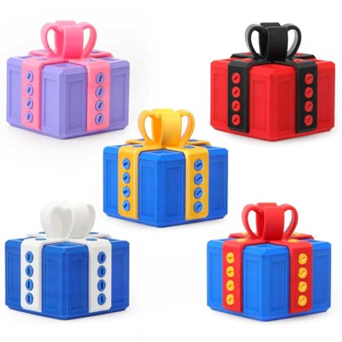Valentines Day annoying kids Christmas gifts funny gift box for money and card holder.large gag prank case with screws. 5-Items