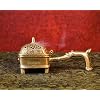 Brass Incense Holder Incense Burner, Brass Dhoop Box, Lamp, Brass puja Dhoopdani, Engraved Burner, Prayer Lamp, Home Fragrance