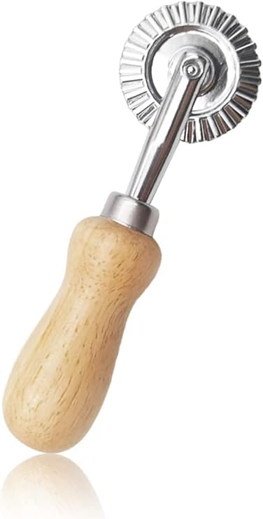 Premium Pasta Maker | Roller and Ravioli Cutter | Precision Cutting with Zinc Alloy and Solid Wood Handle Ideal for Home Cooking Unique Maker Pasta Cutter Wheel Perfect for Pasta Lovers,Accessories
