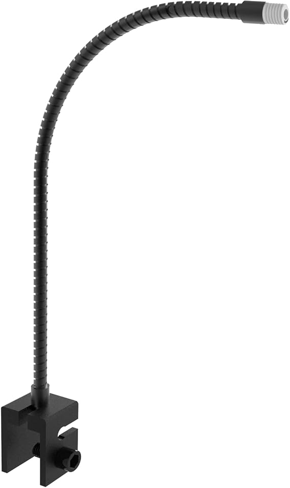 Lominie 360-Degree Adjustable Gooseneck Mount for LED Aquarium Light Pixie 30 Aquarium Plant Light Saltwater/Freshwater Aquarium Light Tank Mount