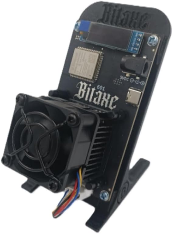 Bitaxe Gamma 601 Bitcoin Miner Solo Miner 1.2TH/S 17W BM1370 Dedicated to Bitcoin (BTC) Mining (Black)
