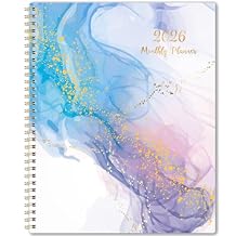 2026-2027 Monthly Planner - 2026 Planner from Jan. 2026 - Dec. 2026, Monthly Calendar 2026 With Tabs, Inner Pocket, 8.5'' x 11''