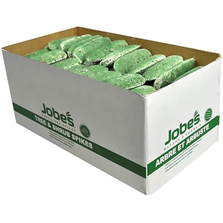 Jobes Slow Release Tree and Shrub Fertilizer Spikes, Easy Plant Care for Oak, Maple, Dogwood, Boxwood, and Many More Acid Loving Trees and Shrubs, Bulk 160 Count