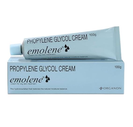 Propylene Glycol Cream, Hydrating Moisturizer for Dry Skin Treatment, Non-Greasy, Non-Comedogenic, Hypoallergenic, Fast Absorbing, 100g