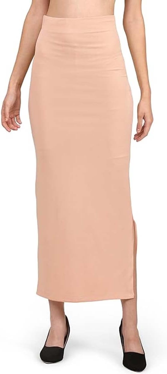 Stretchable Saree Shapewear Petticoat for Women, Cotton Blended,Petticoat,Skirts for Women,Shape Wear Dress