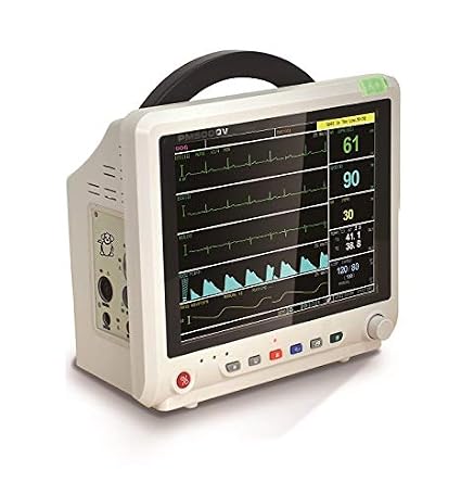 Utech PM5000VP Veterinary Multi-parameters Monitor with SPO2, NIBP,Temp,ECG,PR,Resp, Printer