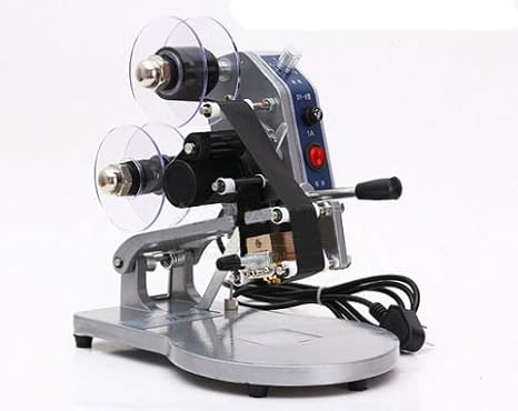 TOPCHANCES New DY-8 Manual Hand Operated Hot Stamp Printer Coding Machine Date Coder Ribbon Coder 220V 60W