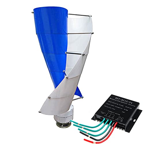 12V 24 V 48V Vertical Axis 12000W Wind Turbines Wind Generator, Volt Fiber Blade Horizontal Home Power Windmill Energy Turbines Charge