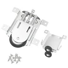 Closet Door Convex Wheel Pulley Sliding Door Roller Replacement Parts Accessories Closet Door Assembly Closet Door Convex Wheel Pulley