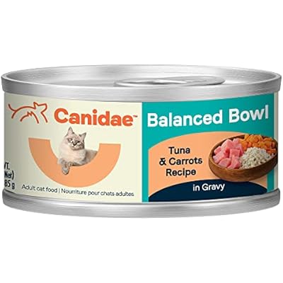 Canidae Balanced Bowl Wet Cat Food, Tuna & Carrots Recipe, 3 oz. Case of 24