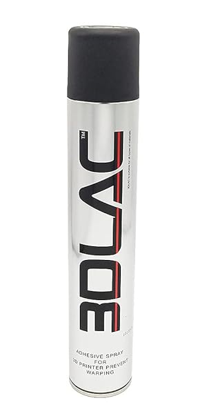 3DLAC 3D Printing 3D Printer Adhesive for Adhesion to Heated Print Bed, Spray, 400 ml 13.52 fl oz