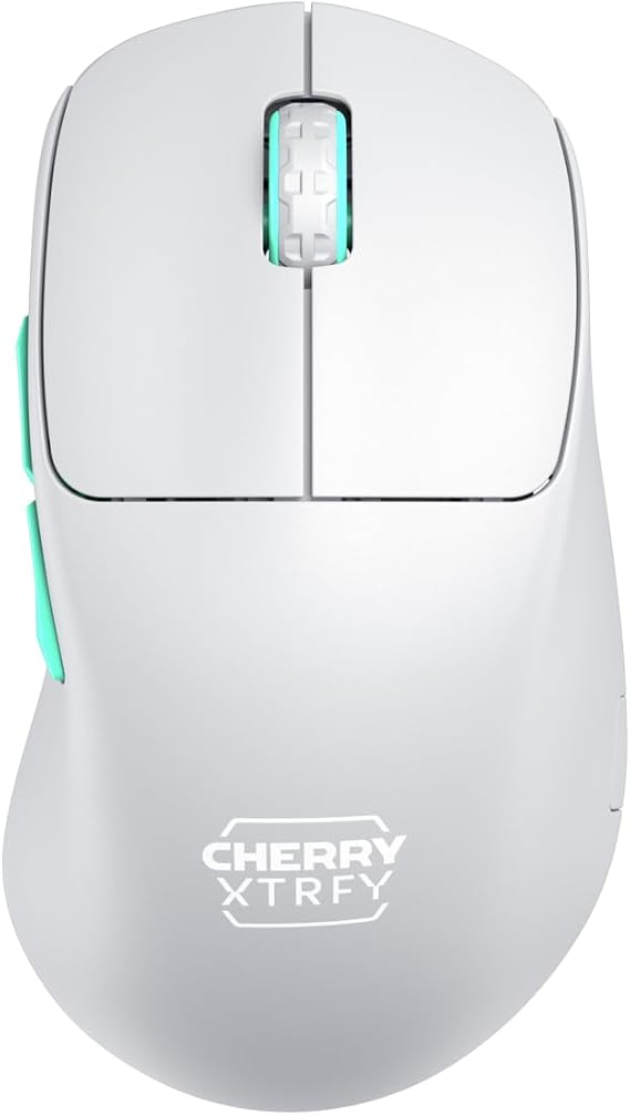 M64 Wireless | Ultra Light Ergonomic Gaming Mouse (M64, White)
