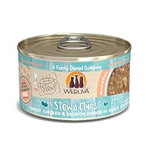 Weruva Classic Cat Stews!, Stewbacca with Chicken, Duck & Salmon in Gravy, 5.5oz Can (Pack of 8)