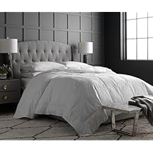 DOWNLITE Lightweight Continuous ComfortTM Down Alternative Blanket for Warm Weather with Duvet Tabs (Hypoallergenic) (Queen (U.S. Standard))