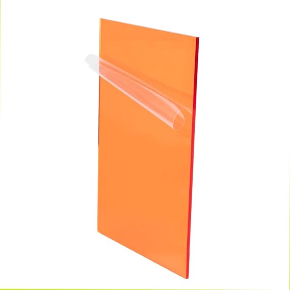LaserPair Laser Safety Window for 200-540nm (12"x8"x0.2") Laser Protection Sheet Plate 355nm, 450nm, 530nm, 532nm Protection Shield Blue Light Filtering Window