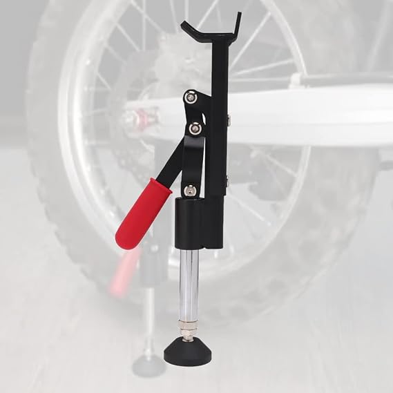 Universal Motorcycle Rear Stand With Connecting Rod Lift Axle-Portable Rear Wheel Stand Fourth Generation Aluminum Motorcycle Support For Most Of The Motorcycle Bikes And Dirt Bike