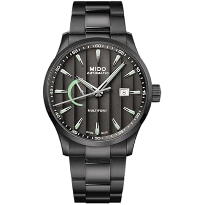 MIDO Multifort Power Reserve - Swiss Automatic Watch for Men - Anthracite Dial - Case 42mm - M0384243306100
